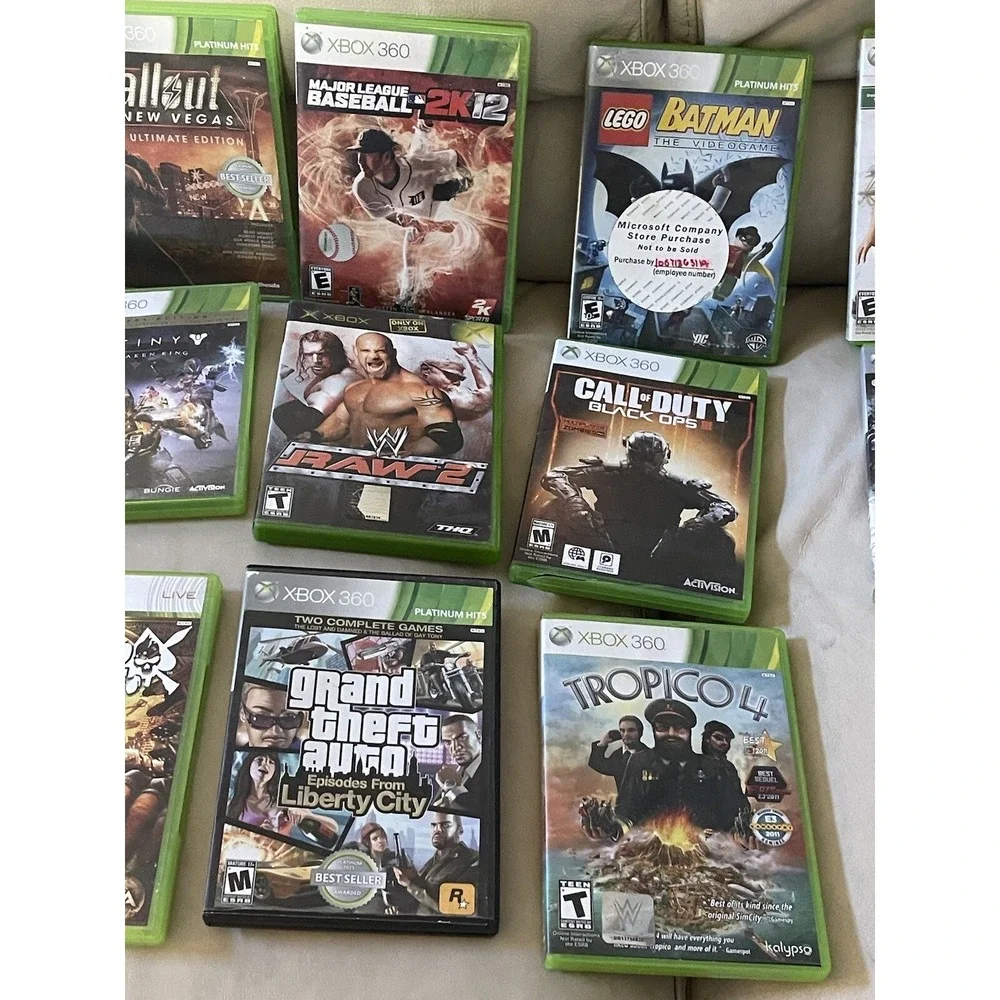 Lot Of 18 Xbox 360 Games